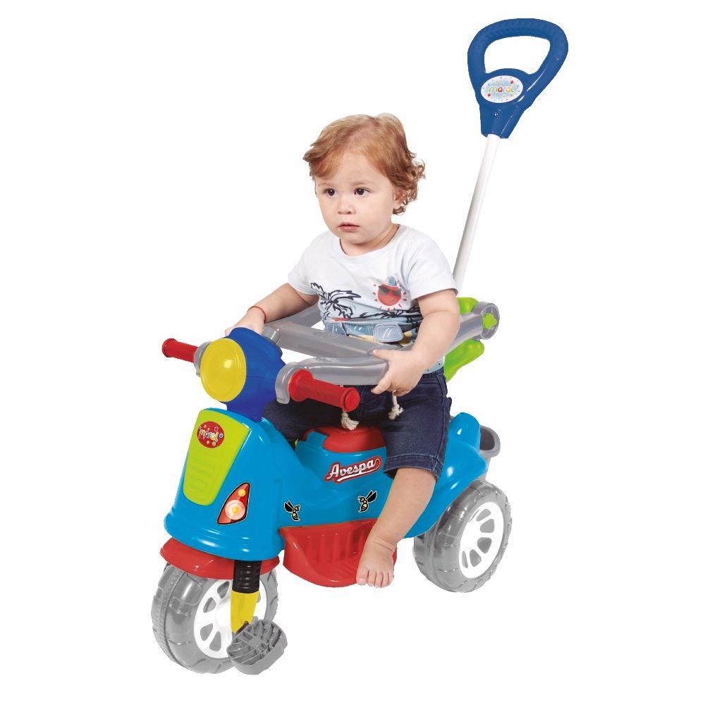 Triciclo Velotrol Infantil Bebe Motoca - Rosa + Empurrador na Americanas  Empresas