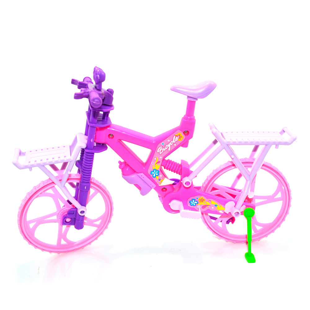 Mini Bicicleta Pullback Rosa World Brinquedos FB00403 - freitasvarejo