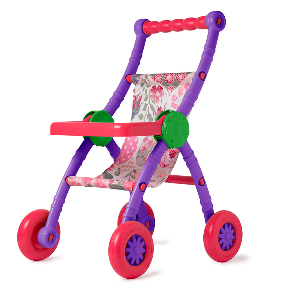 Carro Para Boneca Plástico Role do Bebê Anjo 982 freitasvarejo