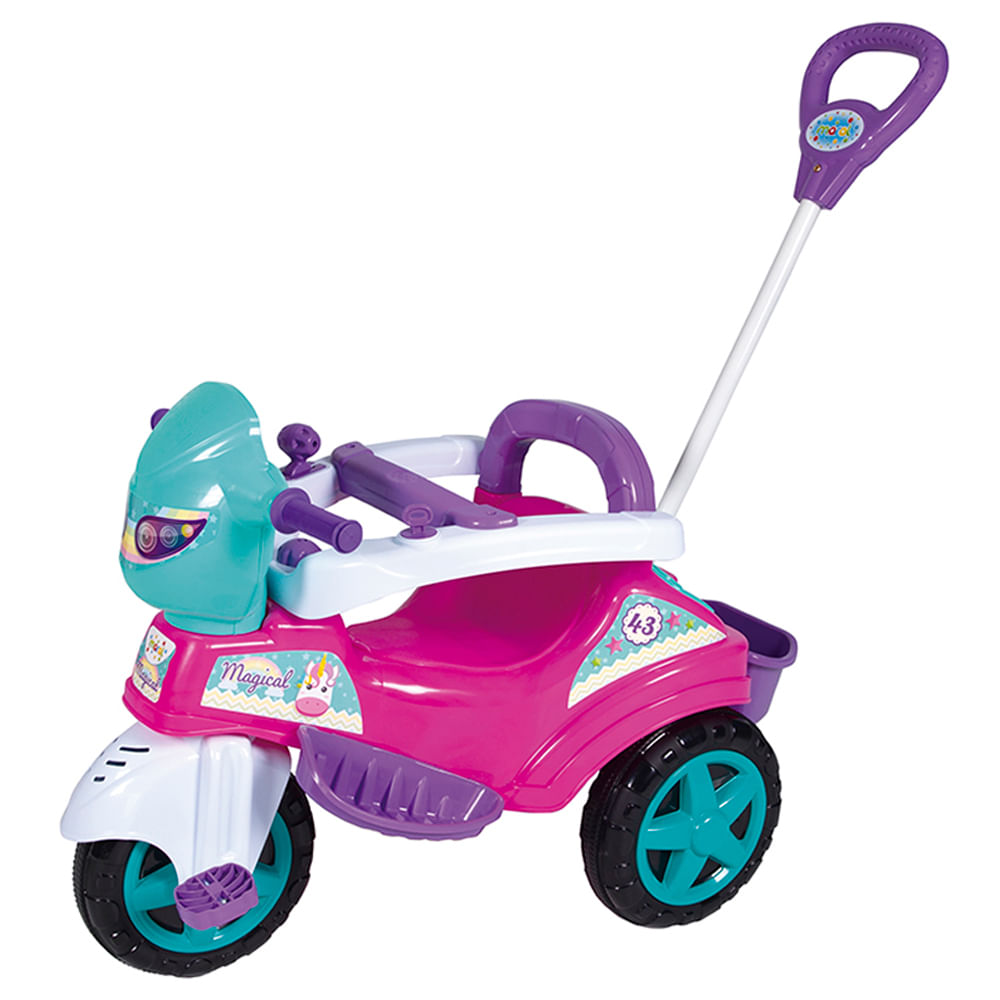 Triciclo Infantil Baby City Spider com Empurrador - Maral