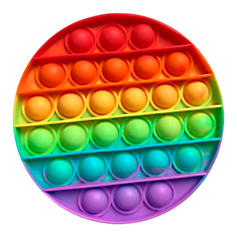 Pop It Anti Stress Redondo World Brinquedos 12cm RF2112