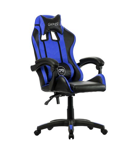 Cadeira Gamer Extreme Azul Útil Bazar RF1898AZ - freitasvarejo