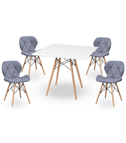 MESA-BRANCA---CADEIRAS-EIFEL-TULIPA---CINZA