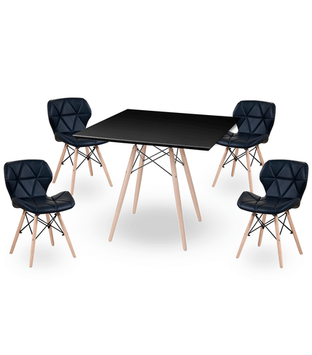 MESA-PRETA---CADEIRAS-EIFEL-TULIPA---PRETO