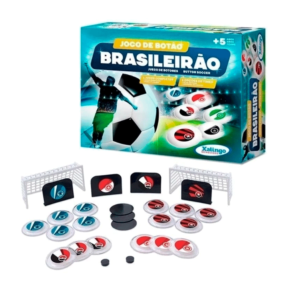 Futebol de Botão Brasileirão Com 4 Jogos Completos Xalingo 07209 -  freitasvarejo