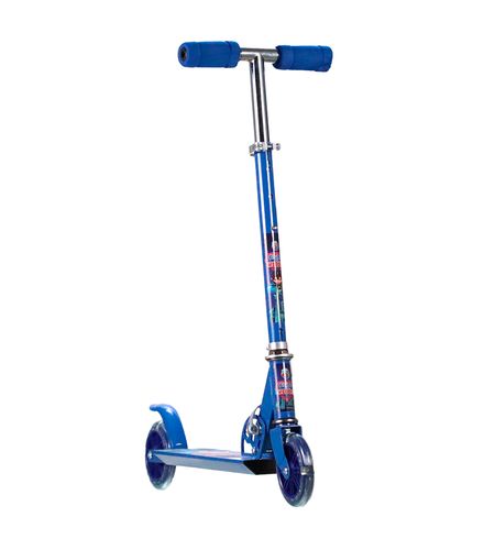 Patinete Infantil Ajustável com 2 rodas Azul World Brinquedos 80cm RF2990 -  freitasvarejo