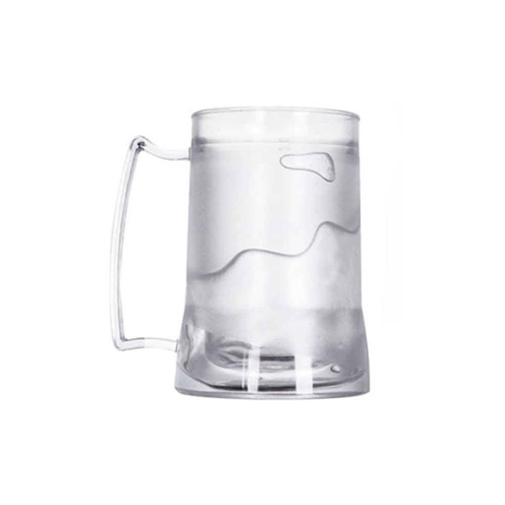 Caneca Chopp Cristal Acrílico com Gel Útil Bazar 450ml