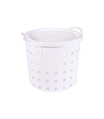 Cesto-Organizador-Plastico-Baixo-Fita-Branco-Plasutil-19L-15016
