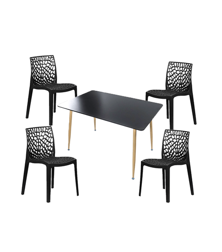 Mesa-de-Jantar-Retangular-Eames-Preta-Mozaic-120cm