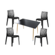 Mesa-de-Jantar-Retangular-Eames-Preta-Mozaic-120cm