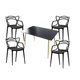 Conjunto-Mesa-Retangular-Eames-Mozaic-Com-4-Cadeiras-Allegra-Preta-New-Plastic