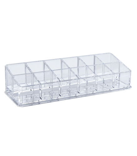 Organizador-De-Maquiagem-Acrilico-Com-12-Divisorias-Util-Bazar-UB7710