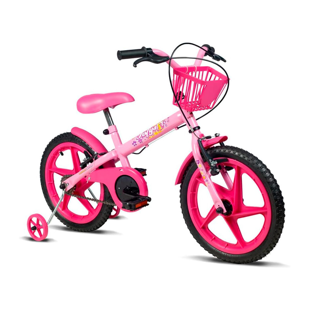Bicicleta Infantil Aro 16 Rosa Verden Fofys freitasvarejo
