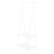 Arara-De-Metal-Branco-Com-2-Prateleiras-160CM-Util-Bazar-RF3013