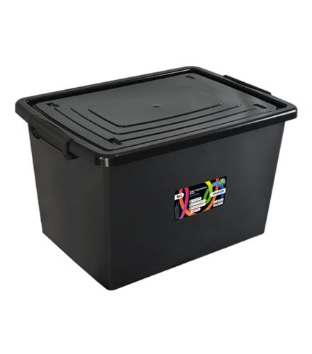 Caixa-Organizadora-Plastica-56L-com-Tampa-e-Trava-Preta-Arqplast