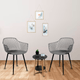 Mesa-de-Canto-Dupla-em-MDF-Preto-Mozaic-40cm-RF3275PT