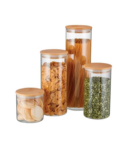 Jogo-de-Potes-Hermeticos-com-Tampa-de-Bambu-4-pecas-Util-Bazar-RF4917