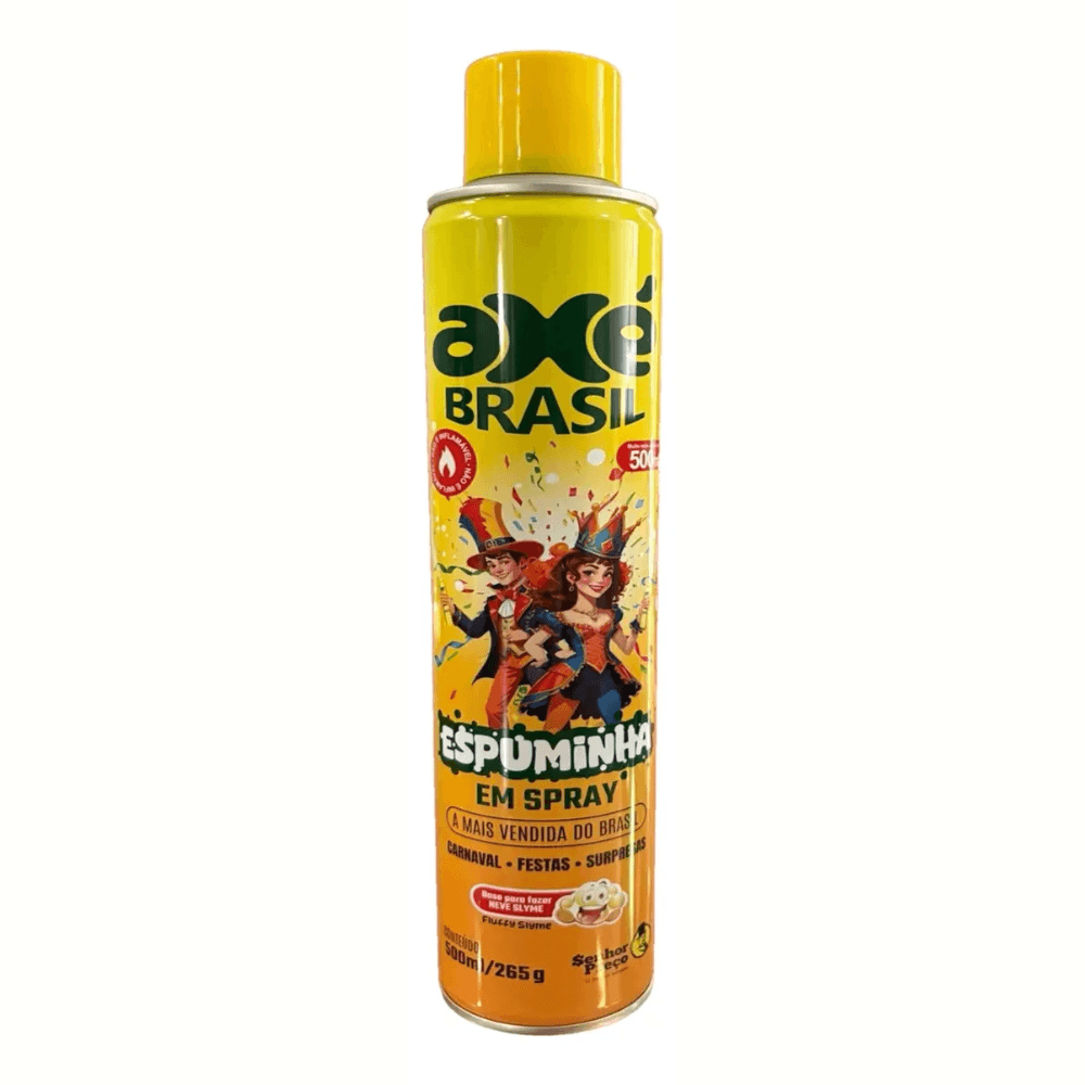 Encontraproduto.com.br - Espuminha De Carnaval Brasil 500ml Axé